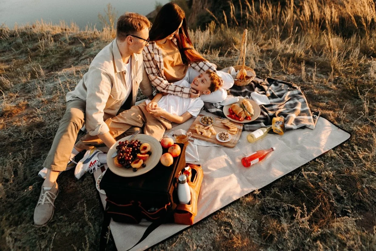 folding picnic blanket