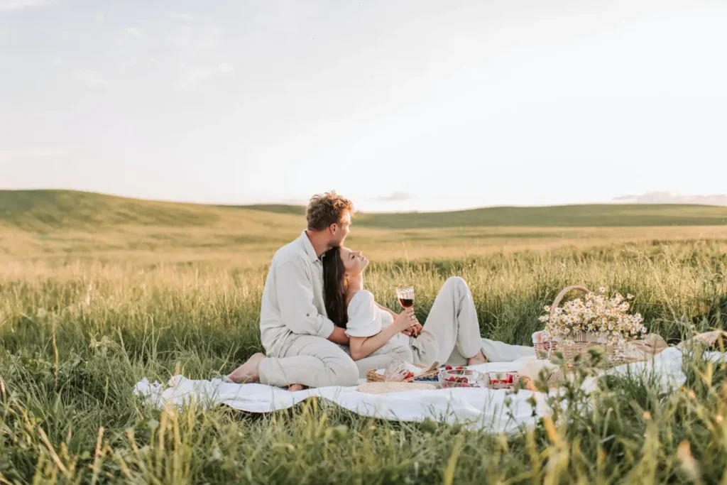 light picnic blanket